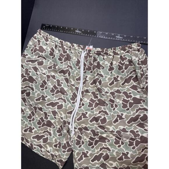 Southern Sass Smocks Preppy Classic Camoflage Elastic Drawstring Men's Shorts 2X - Picture 3 of 11
